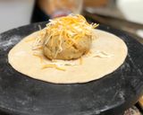 A picture of step 1 of Aloo Paratha.
