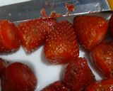 A picture of step 1 of Banana Strawberry milk Delight.