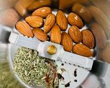 A picture of step 1 of Almond Rabri.