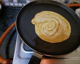 A picture of step 4 of Lachha paratha.