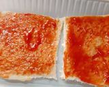 A picture of step 2 of Shami kabab bread Sandwich 😊.