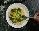 A picture of step 4 of Tricolor nutritious Uttapam.