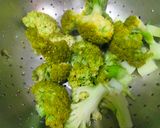 A picture of step 1 of Healthy steamed Broccoli bites.