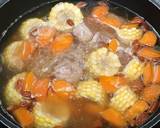 Corn pork ribs soup