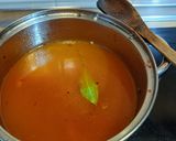 Foto del paso 4 de la receta Sopa de rape, langostinos y mejillones