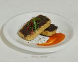 Foto langkah ke 5 dari resep Tahu Lapis Wagyu.