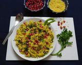A picture of step 4 of Amiri khamani (Sev khamani).