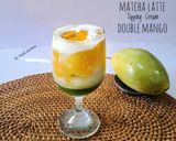 Foto langkah ke 10 dari resep Matcha Latte Topping Cream Double Mango.
