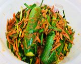 Hình bước làm 4 của món Kim chi dưa leo