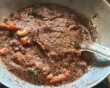 A picture of step 2 of Ragi upma.