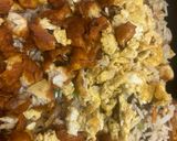 A picture of step 10 of Chicken fried rice.