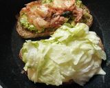 酪梨泡菜起司全麥三明治-Avocado Kimchi Cheese Sandwich-奶素,簡單一人食的食譜步驟2照片