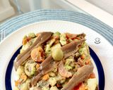 Foto del paso 7 de la receta: Ensalada de patata trufada con aguacate y anchoas