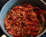 Foto del paso 2 de la receta: Revuelto de huevos con chorizo (de soya)