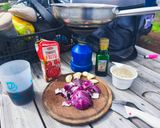 Foto del paso 1 de la receta: Calamares en Salsa con Arroz y Mariscos