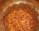 A picture of step 1 of Assamese bilahi boror tenga (Sour Curry with Red Lentil Fritter).