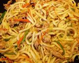 A picture of step 7 of Vegetable-Packed Yaki Udon (Stir-Fried Udon Noodles).
