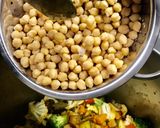 Foto del paso 6 de la receta Curry vegano con garbanzo, arroz basmati y pan de pita