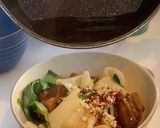 A picture of step 12 of Biangbiang mian/noodles (handpulled noodles).