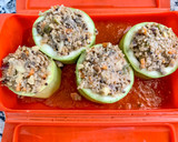 Foto del paso 2 de la receta: Calabacines rellenos de quinoa y verduritas