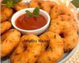 A picture of step 4 of Suji Potato Vada.