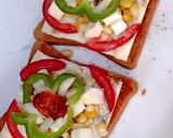A picture of step 3 of Brown bread pizza.
