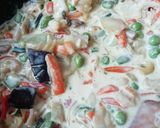 Sajtkrémes zöldséges tészta recept fázis 2 fotója