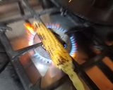 A picture of step 1 of Mexican Elote Corn on the Cob.