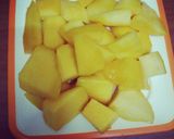 A picture of step 1 of Aam ki kheer.