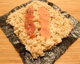 A picture of step 5 of Cooking Papa's Original Onigirazu.