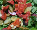 Foto del paso 6 de la receta: Rúcula, morrón, rabanito, zucchini