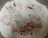 A picture of step 1 of Matar poori.
