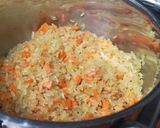 A picture of step 2 of Pumpkin Risotto with Hazelnuts and Taleggio Fondue.