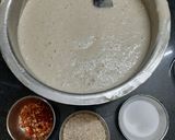 A picture of step 1 of Jowar flour porridge (Jowar Aambil).