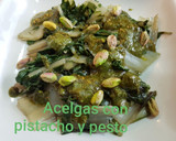 Foto del paso 6 de la receta: Acelgas con pistachos y salsa pesto