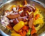 A picture of step 7 of Roasted hot pasta salad.