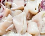 Gambar langkah 1 resipi Cumi Saus Padang.