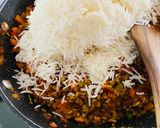 A picture of step 6 of Mung pilau.