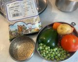 A picture of step 1 of Quinoa Veg Upma❤️.