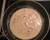 Juhtúrós carbonara spagetti pirított dióval recept fázis 4 fotója