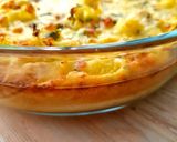 Une image de l'étape 5 de Clafoutis Chou-fleur jambon cheddar.