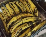 Foto langkah ke 1 dari resep (657) Es Pisang Hijau (Pisang Tanduk).