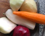 Hình bước làm 1 của món Canh gà nấu với 5 loại củ bổ dưỡng #Eatclean
