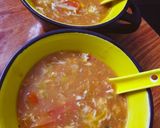 A picture of step 5 of Tomato Egg Drop Soup.