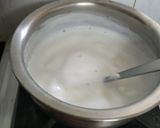 A picture of step 1 of Strawberry flavour mishto doi.