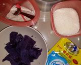 Foto langkah ke 1 dari resep Puding Ubi ungu.