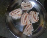 A picture of step 3 of Bread Swiss Roll.