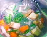 Hình bước làm 2 của món Canh chay rau củ