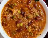 A picture of step 6 of Vegan Italian Red Bean Soup.