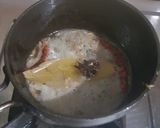 A picture of step 3 of Sahi veg palak paneer rice.